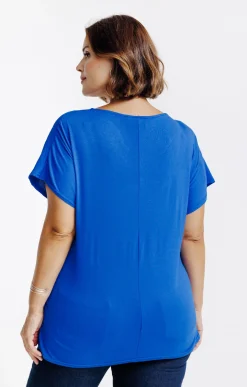 Toscane Boutique Tee-shirt bi-matière uni| Tee-shirts