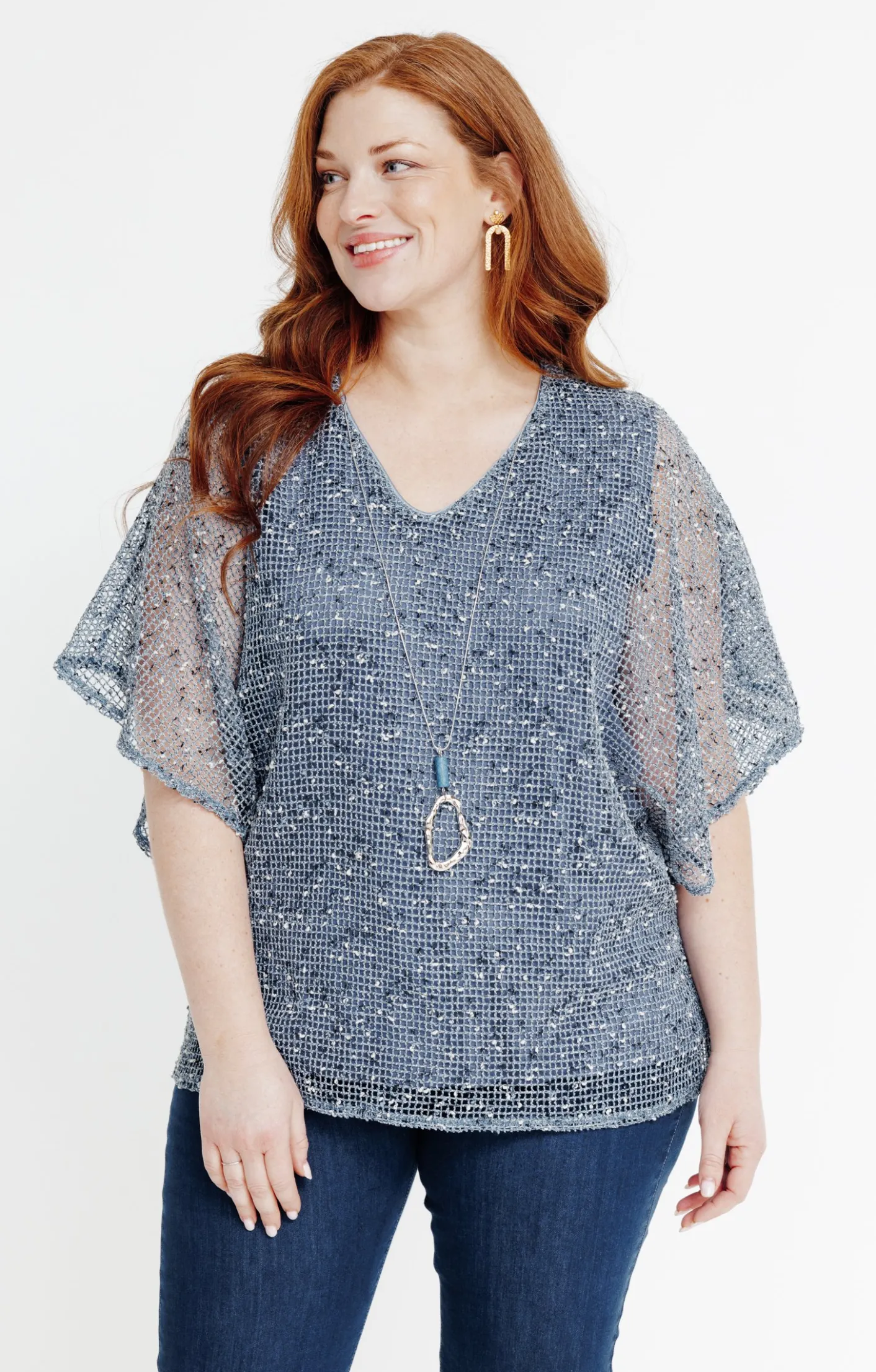 Toscane Boutique Tee-shirt en maille reliefée| Tee-shirts