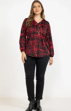 Toscane Boutique Tee-shirt imprimé avec collier| Tee-shirts
