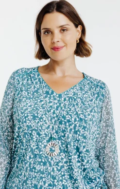 Toscane Boutique Tee-shirt imprimé avec collier| Tee-shirts