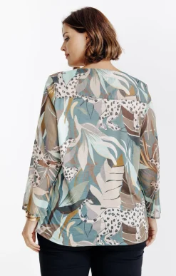 Toscane Boutique Tee-shirt imprimé avec lurex| Tee-shirts