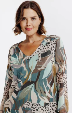 Toscane Boutique Tee-shirt imprimé avec lurex| Tee-shirts