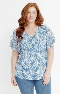 Toscane Boutique Tee-shirt imprimé bicolore| Tee-shirts