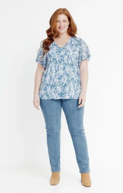 Toscane Boutique Tee-shirt imprimé bicolore| Tee-shirts