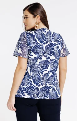 Toscane Boutique Tee-shirt imprimé bicolore| Tee-shirts