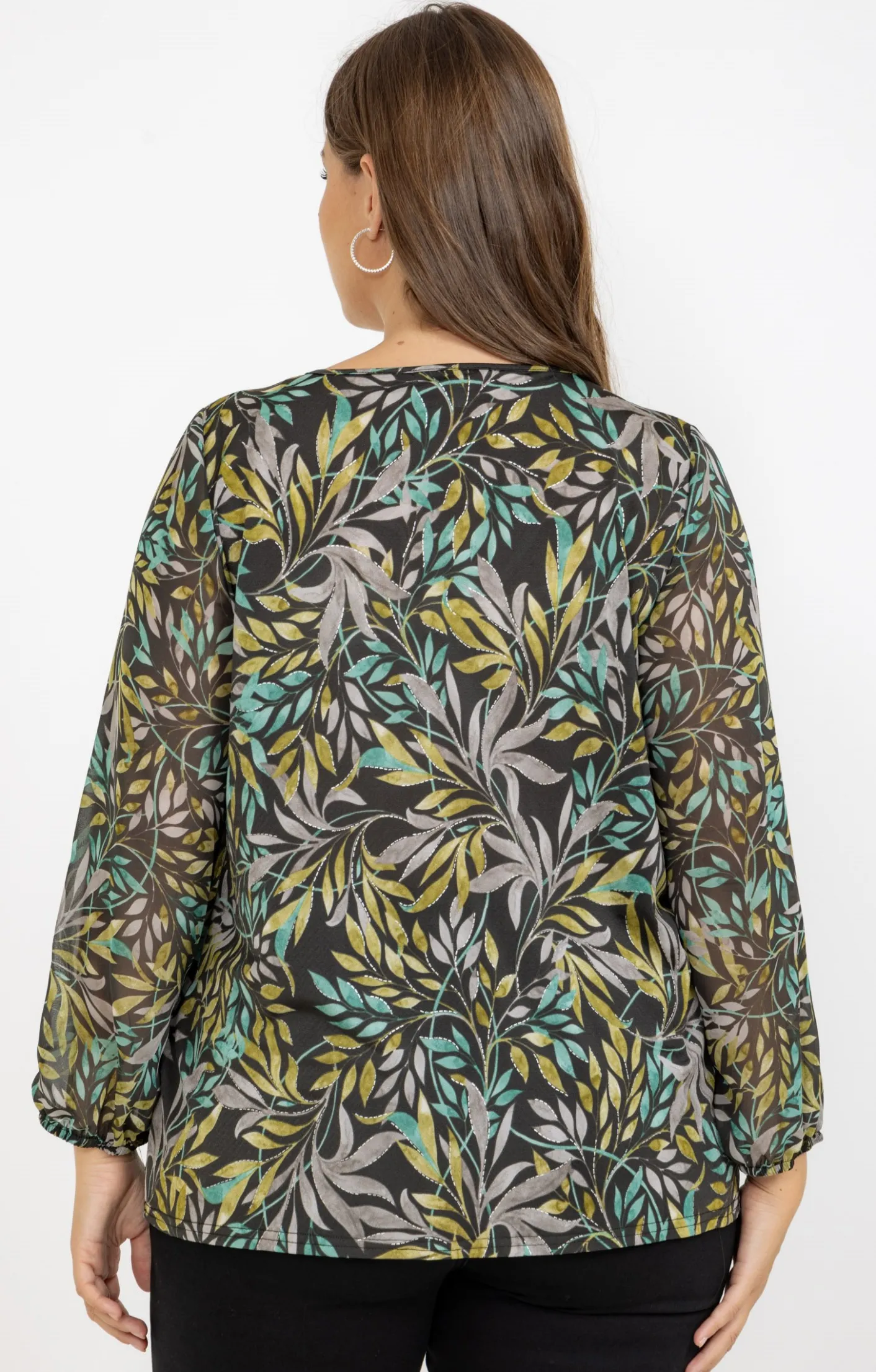 Toscane Boutique Tee-shirt imprimé feuillage| Tee-shirts