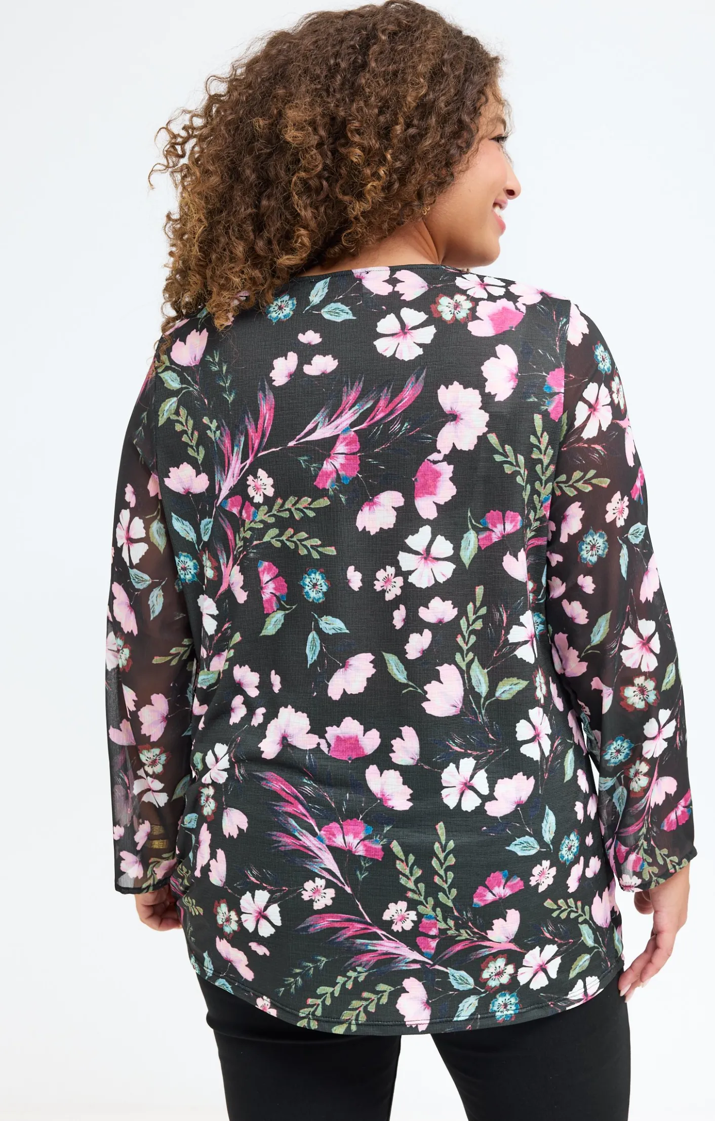 Toscane Boutique Tee-shirt imprimé fleuri| Tee-shirts