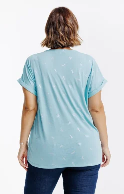 Toscane Boutique Tee-shirt imprimé libellules| Tee-shirts