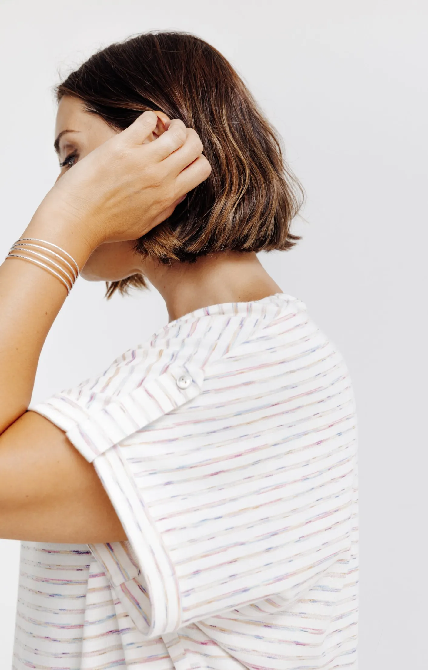 Toscane Boutique Tee-shirt rayé| Tee-shirts