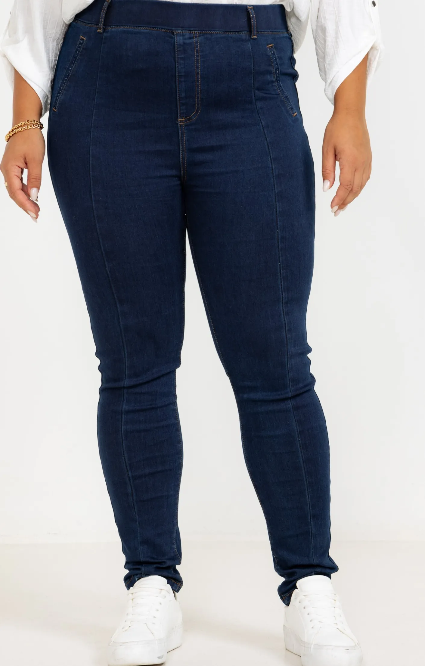 Toscane Boutique Tregging denim| Pantalons