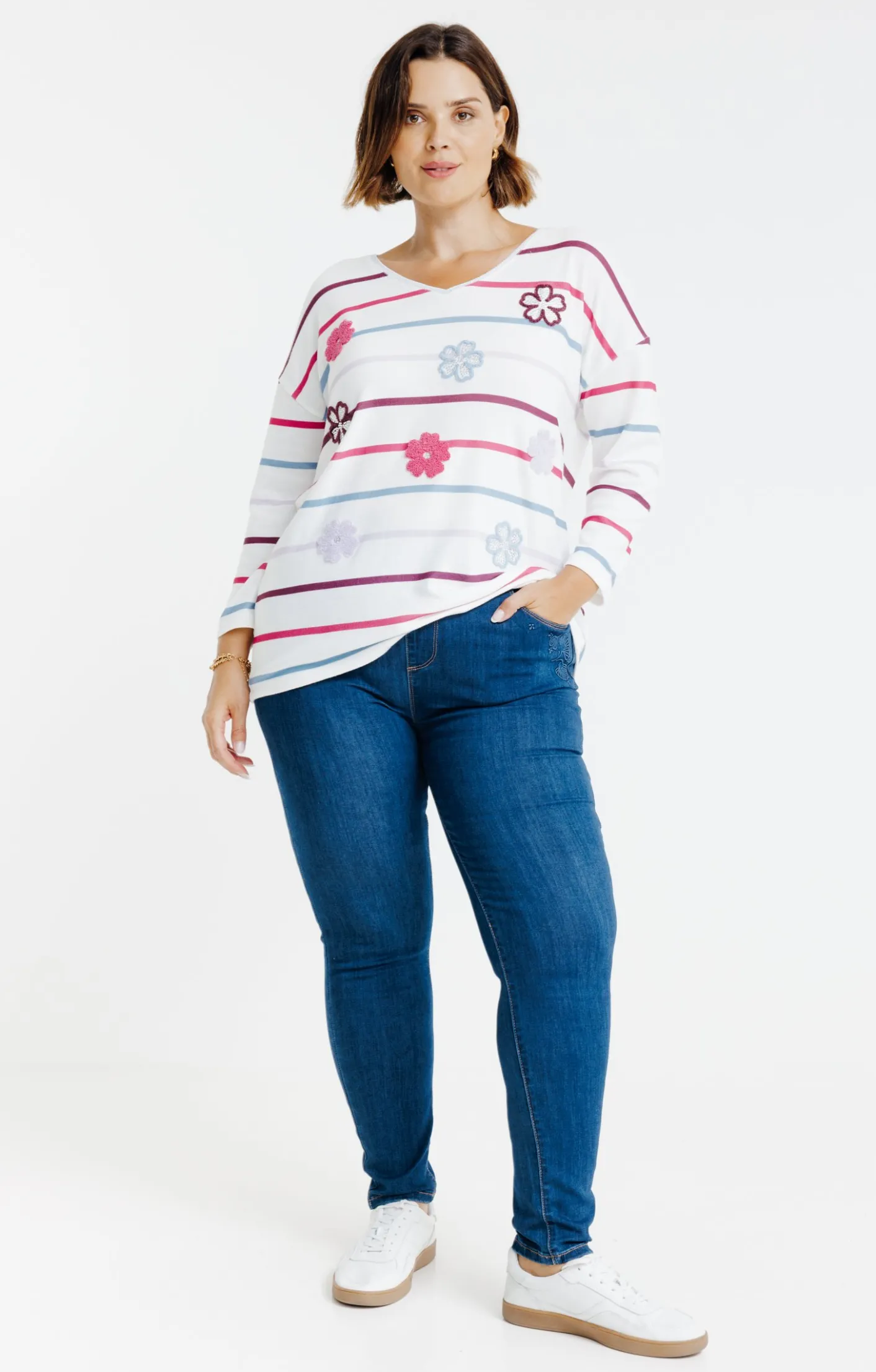 Toscane Boutique Tregging détail poche ginkgo| Pantalons