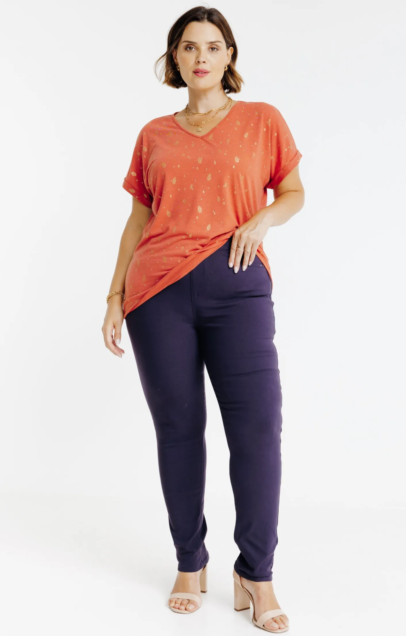 Toscane Boutique Tregging uni stretch| Pantalons