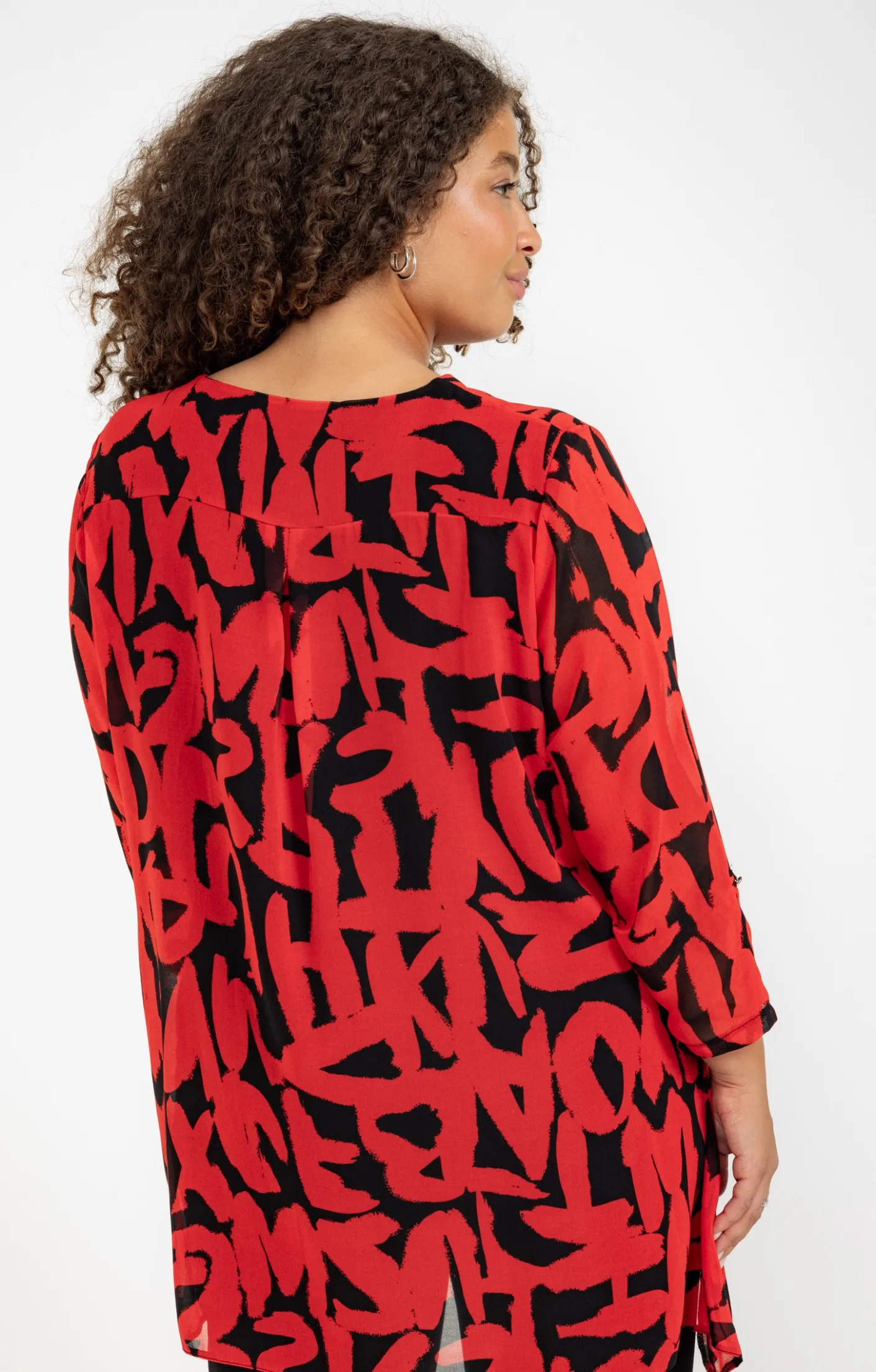 Toscane Boutique Tunique imprimée avec collier| Chemisiers & Tuniques