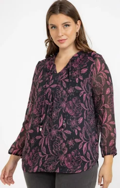 Toscane Boutique Tunique imprimée doublée| Chemisiers & Tuniques