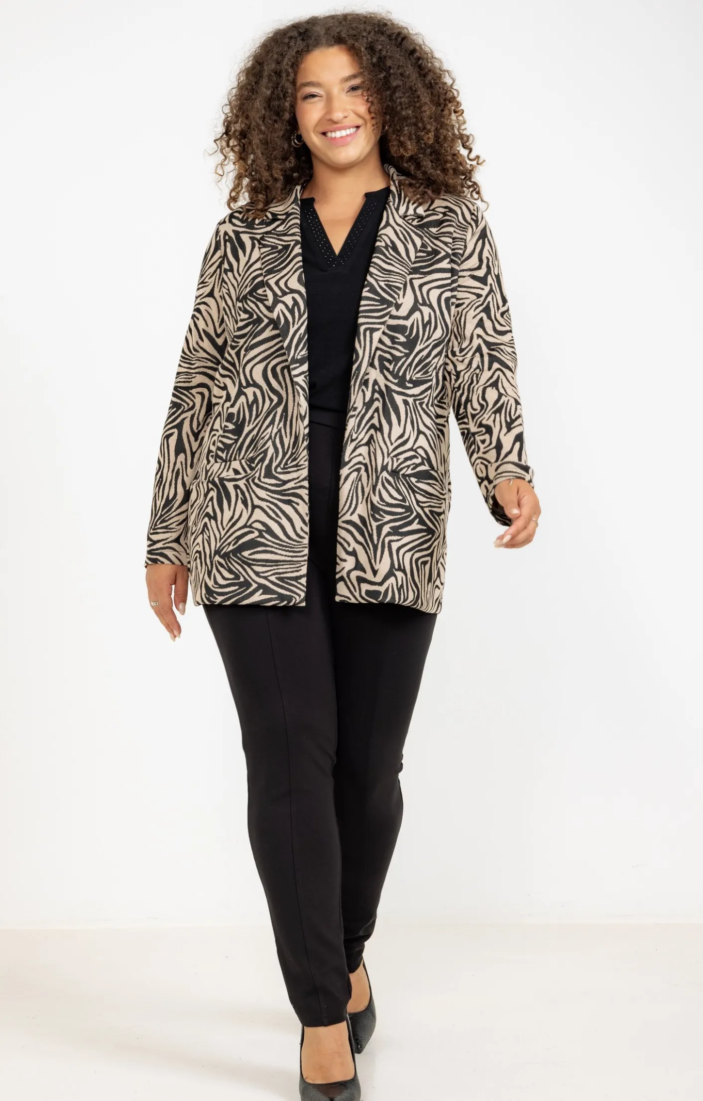 Toscane Boutique Veste de tailleur zébrée| Vestes